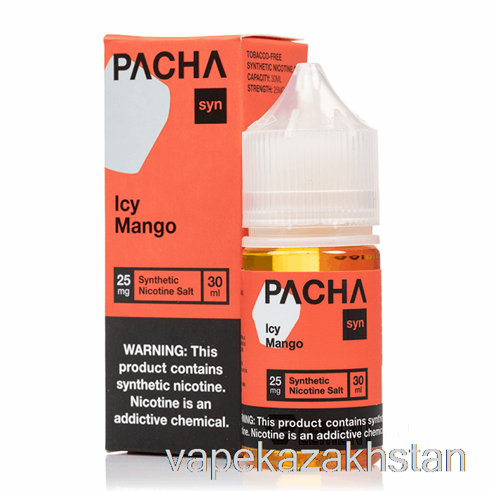 Vape Disposable Icy Mango - Pachamama SALTS - 30mL 25mg